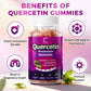Quercetin Gummies, Quercetin with Bromelain, Vitamin C, Zinc & Elderberry, High Potency Immune Support, Respiratory Health & Antioxidant Supplement for Adult & Kid, Vegan, 60 Gummies (2 Pack)