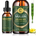 Bottle of GPGP Greenpeople Mullein Leaf Liquid Drops with 13 natural ingredients for lung cleanse and immune support