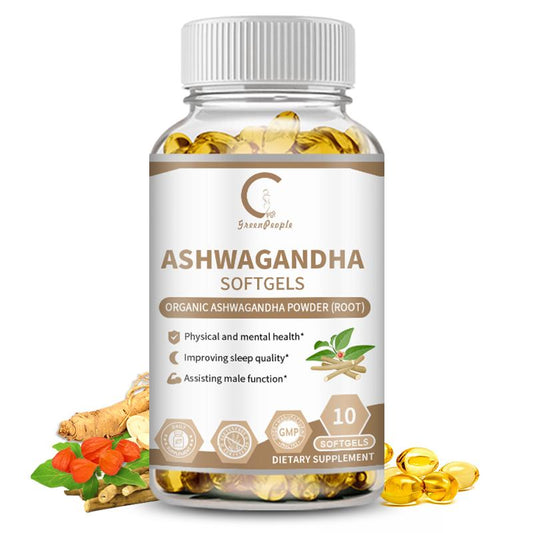 Ashwagandha Softgels Capsules Dietary Supplement