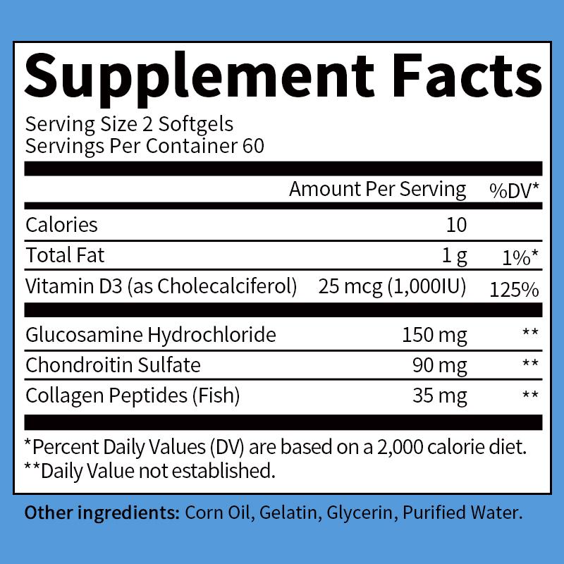 GP GP GreenPeople Glucosamine Chondroitin Collagen Capsules - GPGP GREENPEOPLE