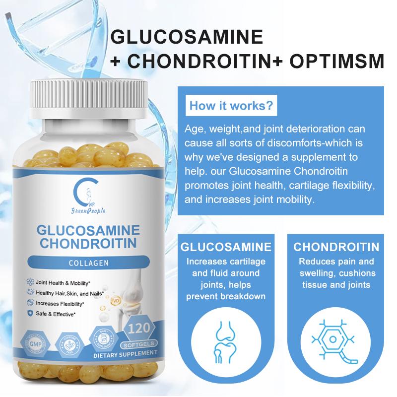 GP GP GreenPeople Glucosamine Chondroitin Collagen Capsules - GPGP GREENPEOPLE