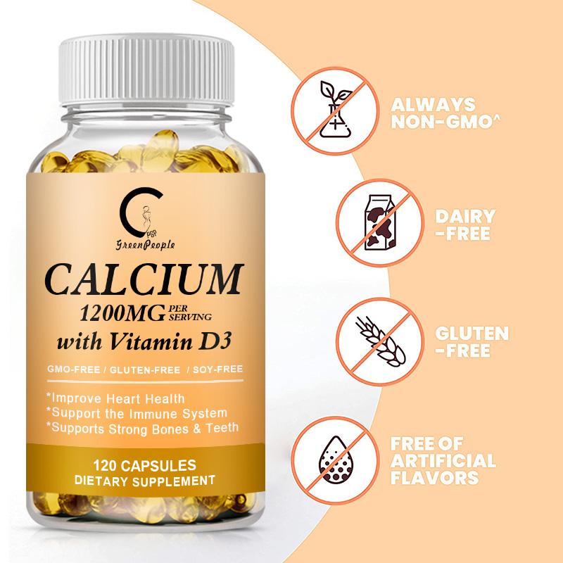 Calcium Carbonate Softgels with Vitamin D