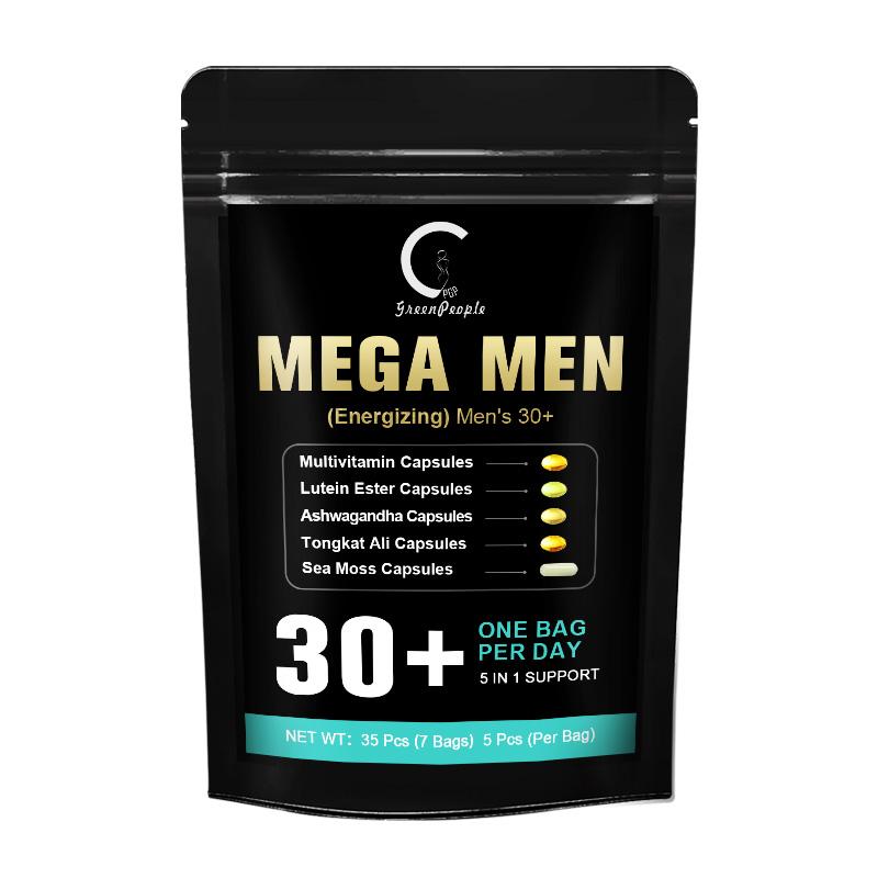 MEGA Men 5 IN 1 Daily Supplements Capsules & Softgels