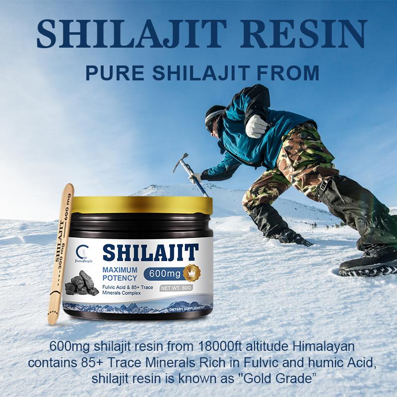 Himalayan Shilajit Resin with Fulvic Acid & 85+ Trace Minerals Complex