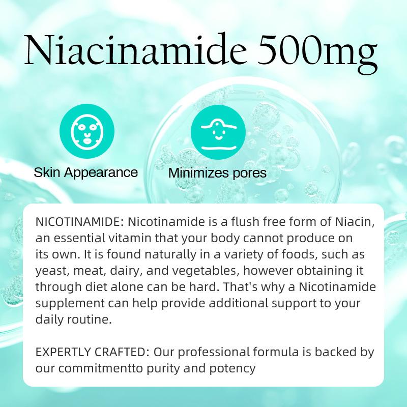 Vitamin B3 Niacinamide/Nicotinamide Capsules