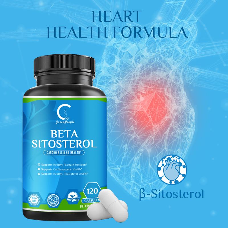 Beta Sitosterol Capsules for Prostate Support for Men