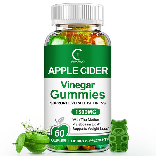 GPGP GreenPeople Apple Cider Vinegar Gummies Ketone Diet Fat Burner Keto Bear Gummies Improve Immunity For Men and Women Weight Loss Products