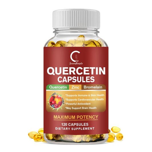 GPGP Greenpeople Quercetin capsules Heart Brain Health Support lmmune Defense Energy Booster Antioxidant Skin Beauty Health"