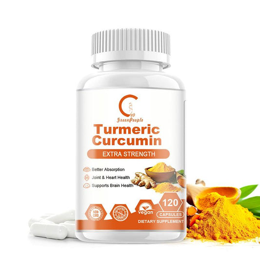 Turmeric Curcumin Capsules with Black Pepper for Joint Support & Antioxidant