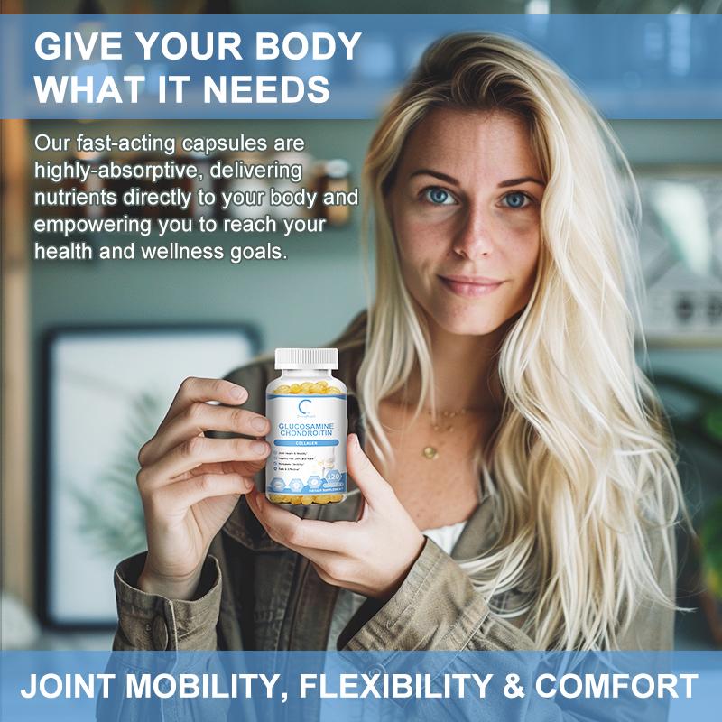 GP GP GreenPeople Glucosamine Chondroitin Collagen Capsules - GPGP GREENPEOPLE