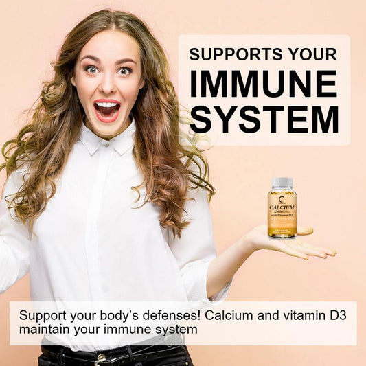 Calcium Carbonate Softgels with Vitamin D